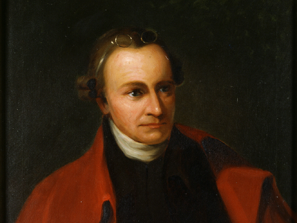 Patrick Henry painted oil portait by George Bagby Matthews